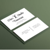 Einfache Friseur-Schere Visitenkarte