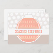 Einfache Frohe Festtage Weihnachten (Vorne/Hinten)