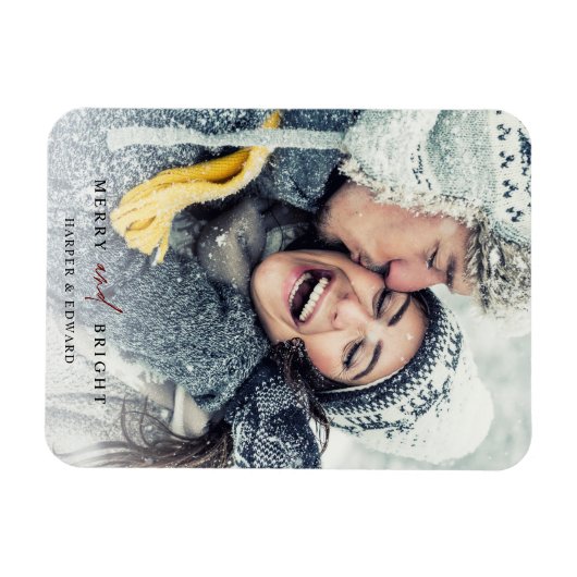 Einfache, fröhliche und helle Ferien im Foto Magnet (Horizontal)