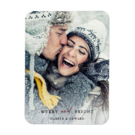 Einfache, fröhliche und helle Ferien im Foto Magnet