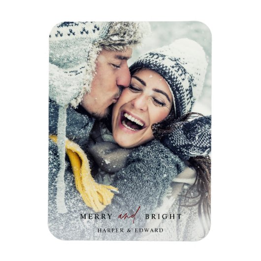 Einfache, fröhliche und helle Ferien im Foto Magnet (Vertikal)