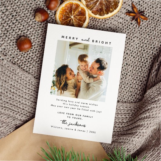 Einfache, fröhliche und helle Weihnachten