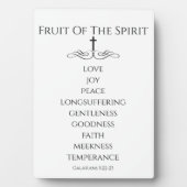 Einfache Früchte des Geistes Galatians 5 Fotoplatte (Vorderseite)