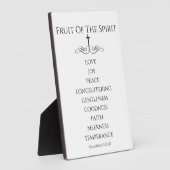 Einfache Früchte des Geistes Galatians 5 Fotoplatte (Seite)