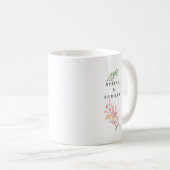 Einfache Frühlings- und SommerWord-Kaffee-Cup Kaffeetasse (VorderseiteRechts)