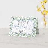 Einfache Frühlingsbeeren zum Muttertag glücklich Karte (Gelbe Blume)