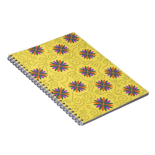 Einfache Frühlingsblumen Notizblock (Rechte Seite)