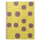 Einfache Frühlingsblumen Notizblock (Vorderseite)