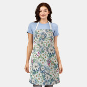Einfache Frühlingsmessen & Blumenmuster Schürze (Getragen)