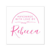 Einfache Fuchsienkalligraphie mit Liebe von Permastempel (Design)