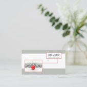 Einfache Führungs-SchulVisitenkarte Visitenkarte (Stehend Vorderseite)