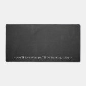 Einfache Fun Chalkboard Teacher Quote Desk Mat Schreibtischunterlage (Vorderseite)