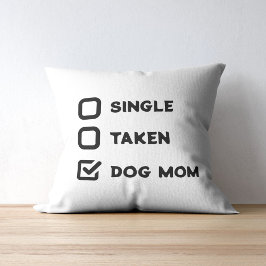 Einfache Funny Checkbox Single, genommen, Hunde Ma Kissen