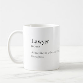 Einfache Funny Lawyer Definition Joffee Kaffeetasse