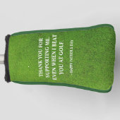 Einfache Funny Vatertag Putter Golf Head Cover Headcover (Vorderseite)