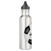 Einfache Fußball-Junge Name Jersey Nummer Edelstahlflasche (Links)