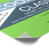 Einfache Gabel, Werbung für Kochkurse Poster (Ecke)