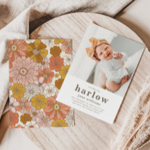 Einfache Geburtserklärung von Foto | Mädchengeburt