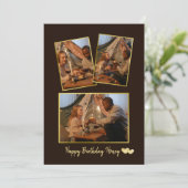 Einfache Geburtstagskollektion Geburtstagskarte Feiertagskarte (Stehend Vorderseite)