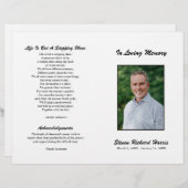 Einfache Gedenkfeier (Vorne/Hinten)