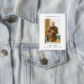 Einfache Gedenkfeier des Lebens Erinnerungsfoto Button (Insitu)