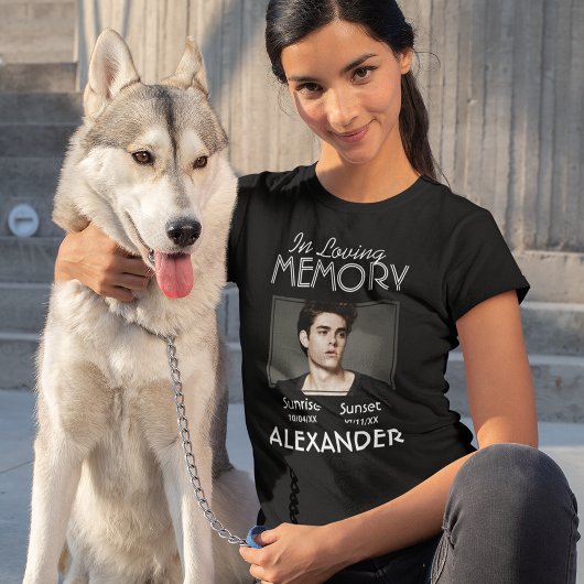 Einfache Gedenkfeier Foto T - Shirt