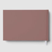 Einfache Gedenkfeier zur Gedenkfeier Gästebuch (Rückseite)