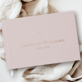 Einfache Gedenkfeier zur Gedenkfeier Gästebuch