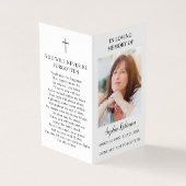 Einfache Gedenkkarte 2 Foto Ordner (Vorderseite)