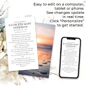 Einfache Gedenkkarte für Sunset