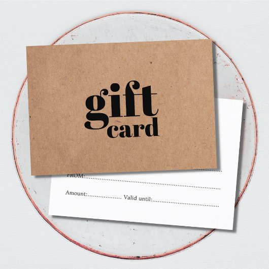 Einfache gedruckte Kraft-Schönheitsgutschrift Rabattkarte