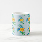 Einfache gelbe Blume Kaffeetasse (Mittel)