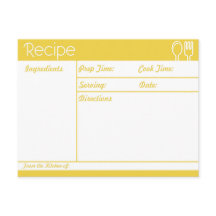 Einfache, gelbe Rezeptur ohne Leine