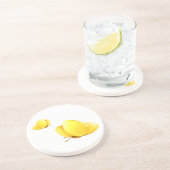 Einfache Gelbe Schmetterlinge Getränkeuntersetzer (Seite)