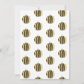 Einfache Gelbe Wasserfarbenbeere 1. Geburtstag Einladung (Rückseite)