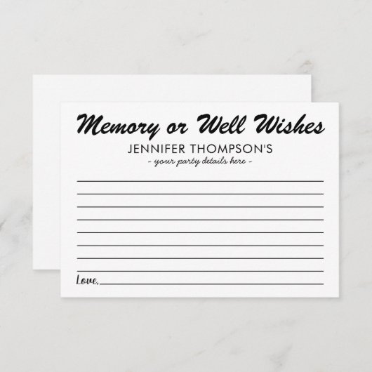 Einfache gemeinsame Nutzung eines Speichers oder e Mitteilungskarte (Vorne/Hinten)