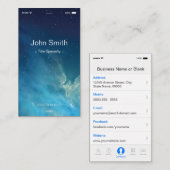 Einfache generische Benutzeroberfläche - Einzigart Visitenkarte (Vorne/Hinten)