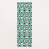 einfache geometrische Blume Yogamatte (Rückseite)