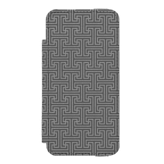 Einfache geometrische Formen Incipio iPhone Geldbeutel-Hülle (Folio Vorderseite)