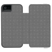Einfache geometrische Formen Incipio iPhone Geldbeutel-Hülle (Folio Geöffnet)