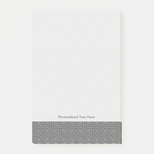 Einfache geometrische Formen Post-it Klebezettel (Vorderseite)