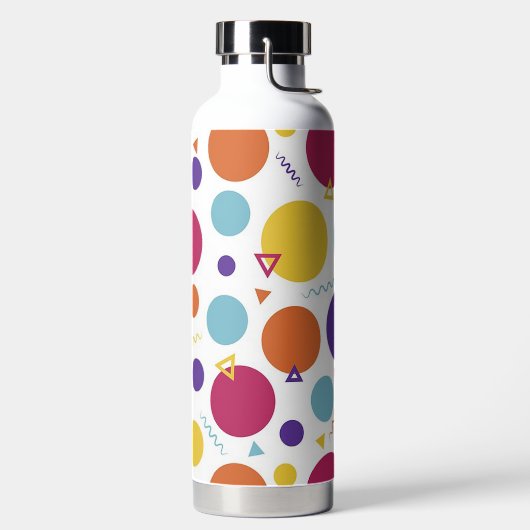 Einfache geometrische Formen Trinkflasche (links)