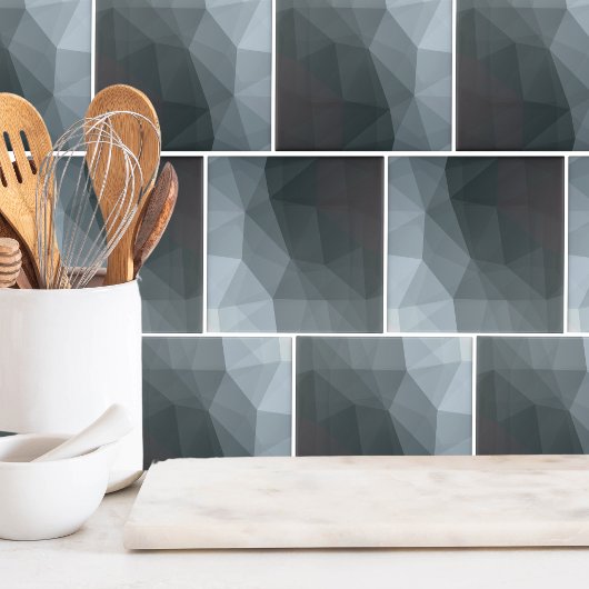 Einfache geometrische schwarze Gradient Fliese