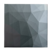 Einfache geometrische schwarze Gradient Fliese (Vorderseite)