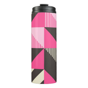 Einfache geometrische Skandinavische Artwork Thermosbecher