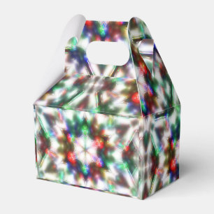 Einfache geometrische Sterne mit Acryl zu Weihnach Geschenkschachtel