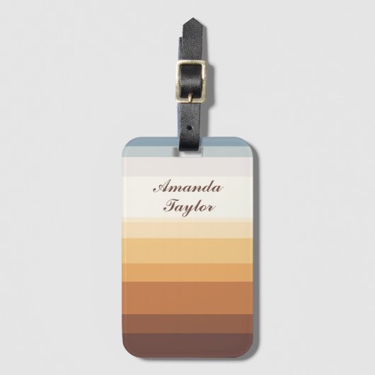 Einfache Gepäckmarke Gepäckanhänger (Vorderseite Vertikal)