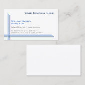 Einfache Gerahmte, Berufliche Visitenkarte (Vorne/Hinten)