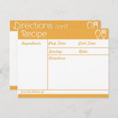 Einfache, geruchlose Rezeptur Postkarte (Vorne/Hinten)