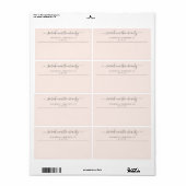 Einfache Geschäft Elegante Rosa Versand (Vorne)